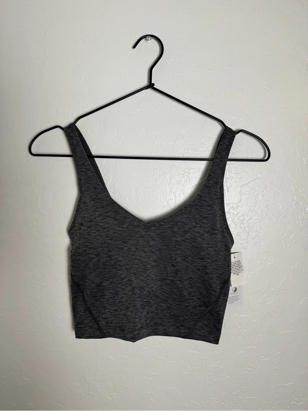 Gilly Hicks Heather Gray Workout Tank Top Go Recharge Sportlette - Picture 4 of 14